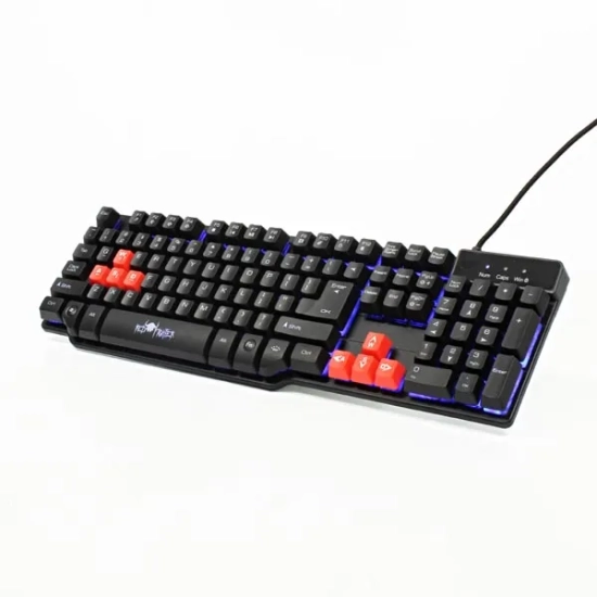 Klawiatura Red Fighter K1 przewodowa (USB) US, czarna