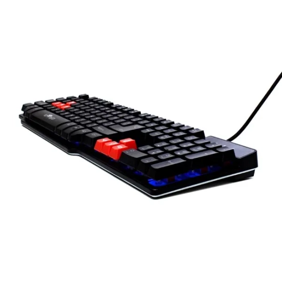 Klawiatura Red Fighter K1 przewodowa (USB) US, czarna