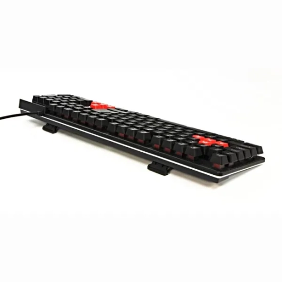 Klawiatura Red Fighter K1 przewodowa (USB) US, czarna