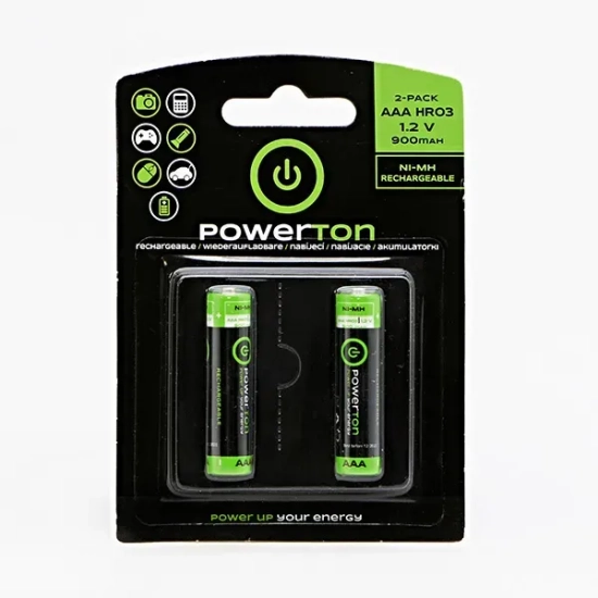 Akumulatorki Powerton Energy Recharge Plus AAA 900 mAh 2 szt. WPAB3AB2