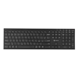 Klawiatura Powerton LIFE ULTRASLIM bezprzewodowa CZ/SK, czarna