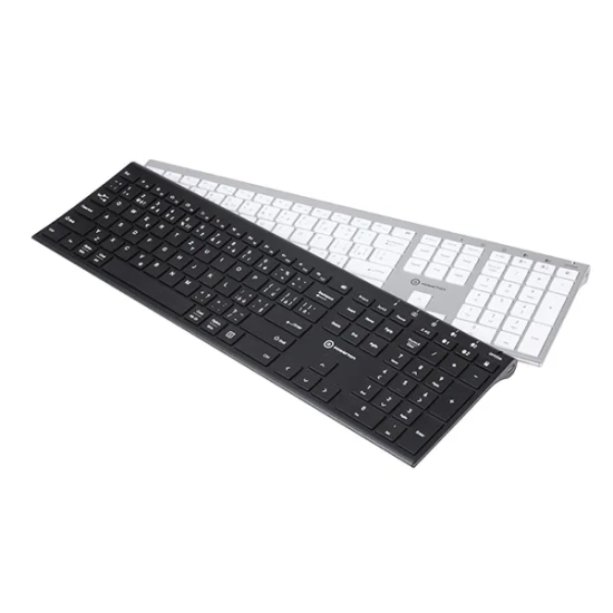 Klawiatura Powerton LIFE ULTRASLIM bezprzewodowa CZ/SK, czarna