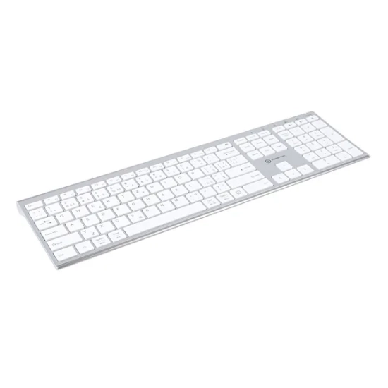 Klawiatura Powerton LIFE ULTRASLIM bezprzewodowa CZ/SK, srebrna