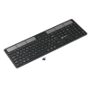 Klawiatura Powerton LIFE SOLARSLIM zasilana solarnie WPKBSS-B CZSK