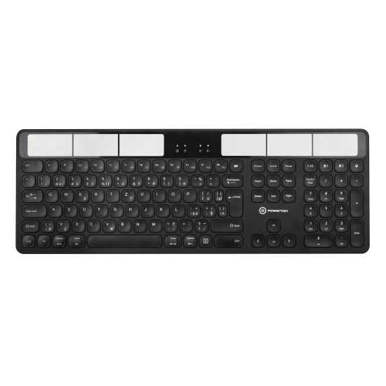 Klawiatura Powerton LIFE SOLARSLIM zasilana solarnie WPKBSS-B CZSK