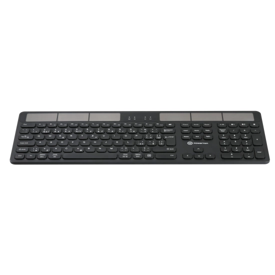 Klawiatura Powerton LIFE SOLARSLIM zasilana solarnie WPKBSS-B CZSK