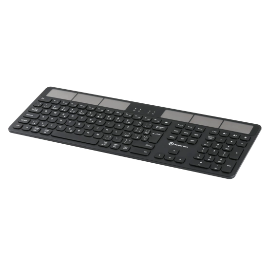 Klawiatura Powerton LIFE SOLARSLIM zasilana solarnie WPKBSS-B CZSK