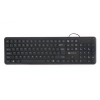 Klawiatura Powerton LIFE SLIM przewodowa (USB) US, czarna WPK102B US