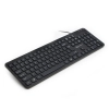 Klawiatura Powerton LIFE SLIM przewodowa (USB) US, czarna WPK102B US