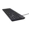 Klawiatura Powerton LIFE SLIM przewodowa (USB) US, czarna WPK102B US