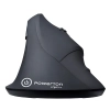 Mysz komputerowa Powerton ERGO SHARK bezprzewodowa, czarna, 1600 DPI WPM11E