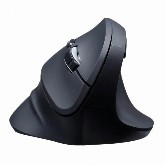 Mysz komputerowa Powerton ERGO SHARK bezprzewodowa, czarna, 1600 DPI WPM11E