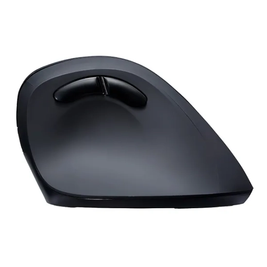 Mysz komputerowa Powerton ERGO SHARK bezprzewodowa, czarna, 1600 DPI WPM11E