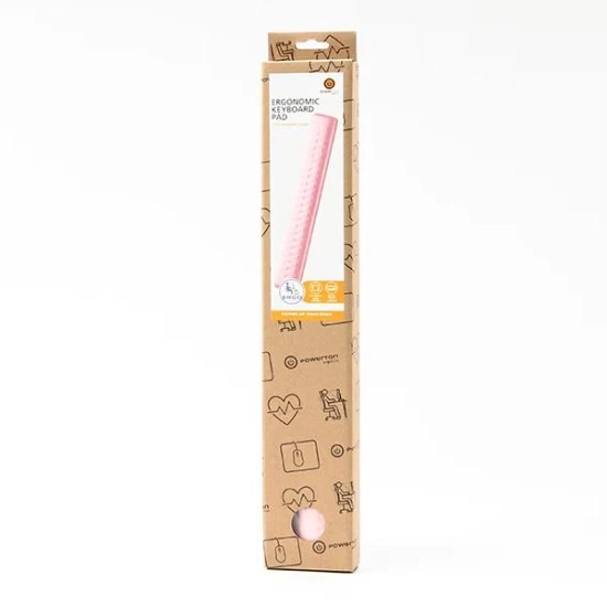 Podkładka pod klawiaturę Powerton ERGO PASTEL EDITION piankowa, różowa