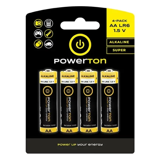 Baterie alkaliczne Powerton ENERGY ALKAMAX AA WPABAAB4 4 szt.
