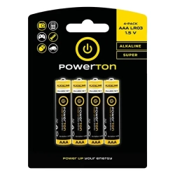 Baterie alkaliczne Powerton ENERGY ALKAMAX AAA WPABACB4 4 szt.