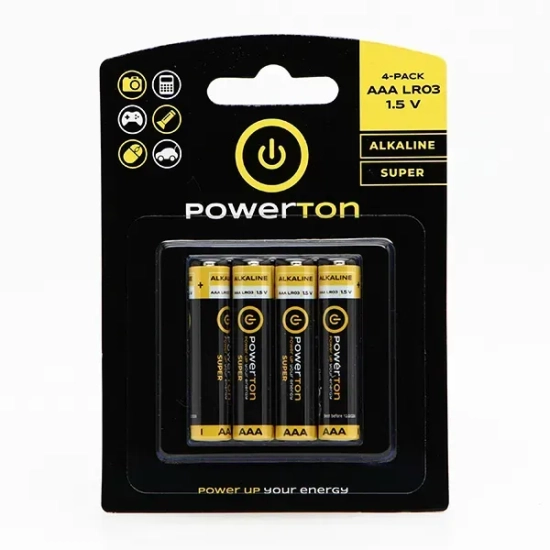 Baterie alkaliczne Powerton ENERGY ALKAMAX AAA WPABACB4 4 szt.