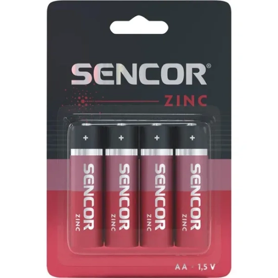 Baterie cynkowo-węglowe Sencor AA SBA R6 4BP AA Zn 4 szt.