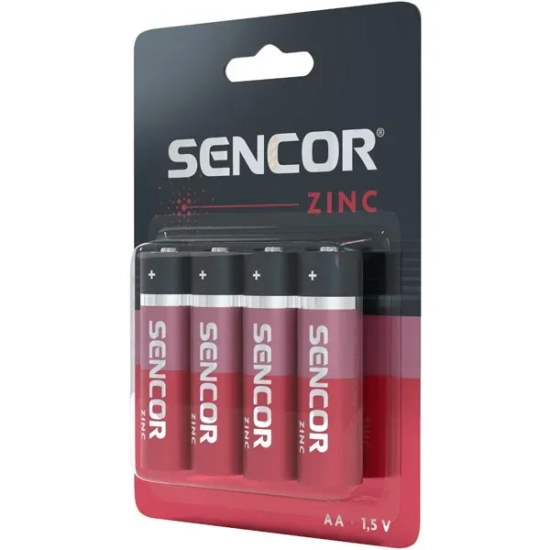 Baterie cynkowo-węglowe Sencor AA SBA R6 4BP AA Zn 4 szt.