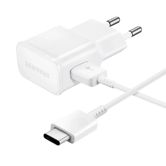 Ładowarka sieciowa Samsung USB-A 15W z kablem USB-A - USB-C - biała