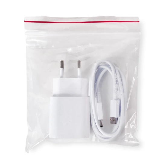 Ładowarka sieciowa Samsung USB-A 15W z kablem USB-A - USB-C - biała