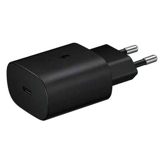 Szybka ładowarka sieciowa Samsung USB-C 25W - czarna