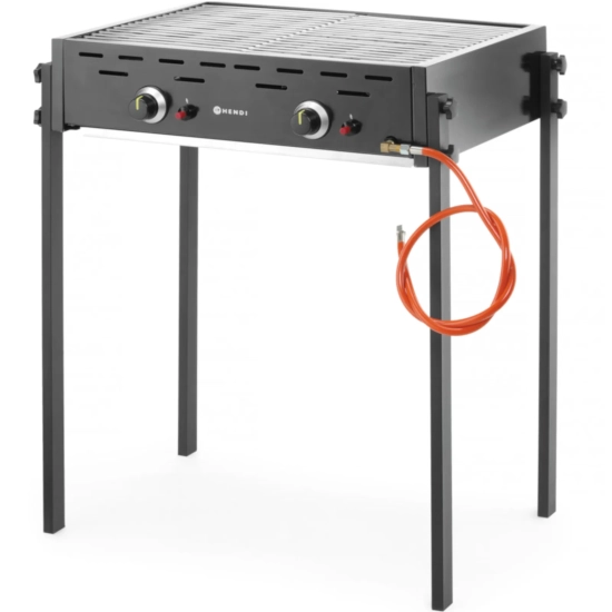 Hendi Grill gazowy MASTER PRO BLACK 790 x 560 mm 11.6 kW