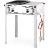 Hendi Grill gazowy z rusztem dzielonym tacką MASTER MAXI 50/50 11kW