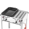 Hendi Grill gazowy z rusztem dzielonym tacką MASTER MAXI 50/50 11kW