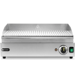 Hendi Grill elektryczny płyta grillowa ryflowana 527 x 404 mm 2400 W