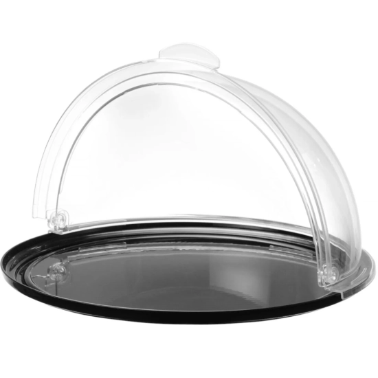 Taca ekspozycyjna bufetowa okrągła z pokrywą rolltop śr. 215 mm - Hendi