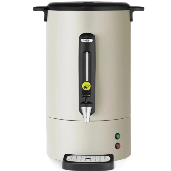 Hendi Zaparzacz do kawy z kranem ociekaczem UNIQ 14 l 1750 W - jasnoszary