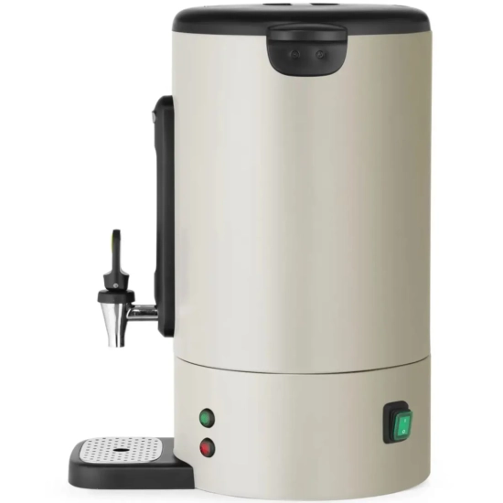 Hendi Zaparzacz do kawy z kranem ociekaczem UNIQ 14 l 1750 W - jasnoszary