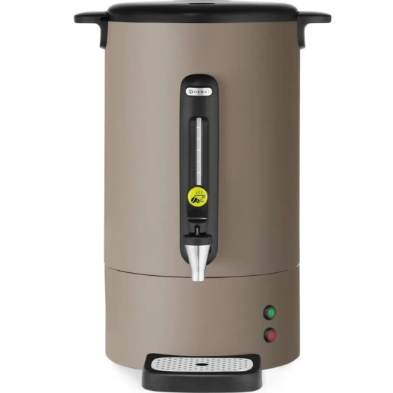 Hendi Zaparzacz do kawy z kranem ociekaczem UNIQ 14 l 1750 W - taupe