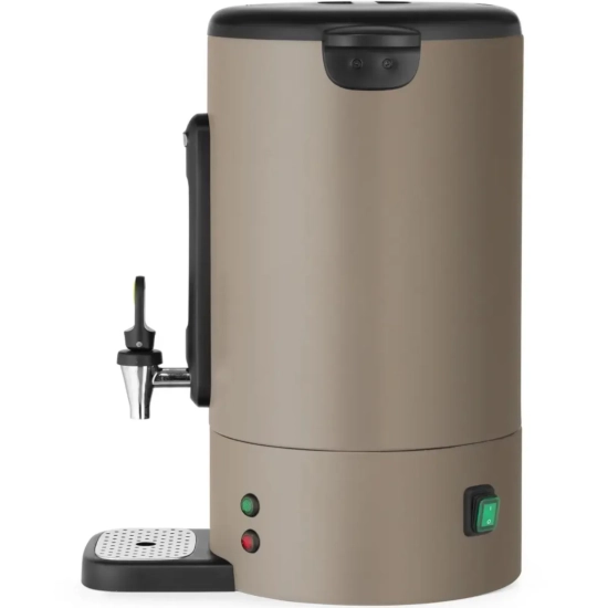 Hendi Zaparzacz do kawy z kranem ociekaczem UNIQ 14 l 1750 W - taupe