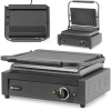 Hendi Grill elektryczny kontaktowy z płytą ryflowaną 340x235 mm 2200 W