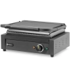 Hendi Grill elektryczny kontaktowy z płytą ryflowaną 340x235 mm 2200 W