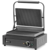 Hendi Grill elektryczny kontaktowy z płytą ryflowaną 340x235 mm 2200 W