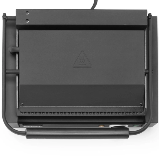 Hendi Grill elektryczny kontaktowy z płytą ryflowaną 340x235 mm 2200 W