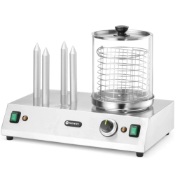 Hendi Podgrzewacz do hot-dogów bułek parówek 4 szpikulce 550 W