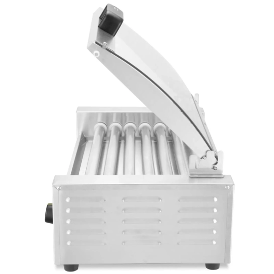 Hendi Podgrzewacz rolkowy do parówek hot-dogów z pokrywą 7 rolek 45 cm 620