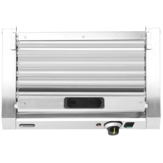 Hendi Podgrzewacz rolkowy do parówek hot-dogów z pokrywą 7 rolek 45 cm 620
