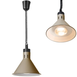 Hendi Lampa do podgrzewania potraw wisząca stożkowa śr. 275 mm 250 W