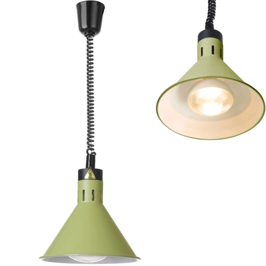 Hendi Lampa do podgrzewania potraw wisząca stożkowa śr. 275 mm 250 W