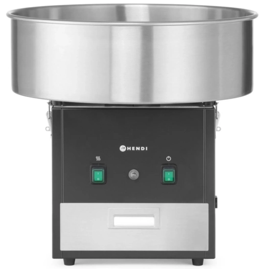 Hendi Maszyna urządzenie do waty cukrowej bez pokrywy 52 cm 1130 W - czarna