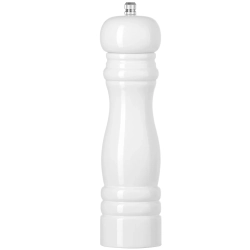 Młynek do mielenia soli drewniany biały śr. 55 x 215 mm - Hendi 469606