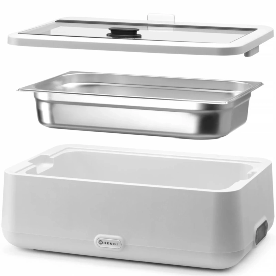 Hendi Podgrzewacz bemar elektryczny UNIQ 607 x 402 mm 700 W - biały