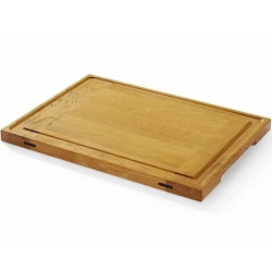 Hendi Deska do serwowania podawania potraw DĘBOWA 37x27cm grubość 2cm