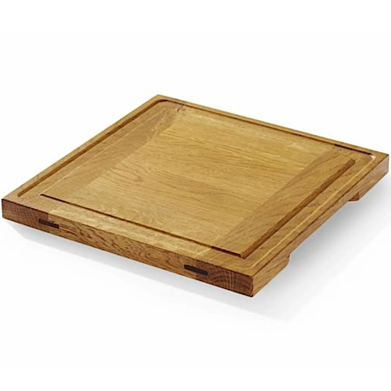Hendi Deska do serwowania podawania potraw DĘBOWA 27x27cm grubość 2cm