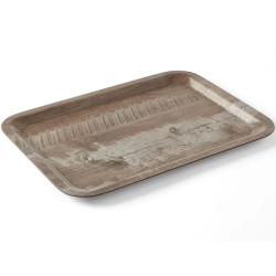 Amer Box Taca do serwowania prostokątna antypoślizgowa 240x340 mm - ciemne